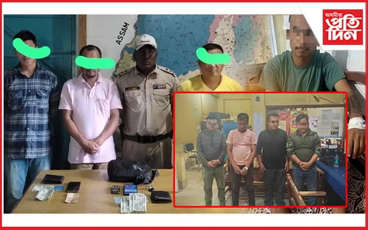 মণিপুৰত সংঘটিত গুলীচালনাত জড়িত ৫ জনক গ্ৰেপ্তাৰ 